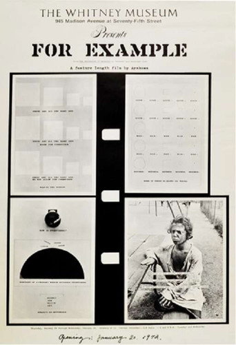 Movie poster for For Example: A Critique of Never (1971)