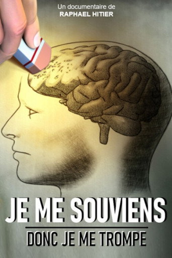 Movie poster for Je me souviens donc je me trompe (2016)