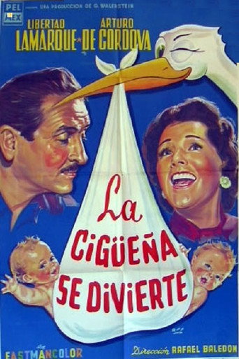 Movie poster for La cigüeña dijo sí (1955)