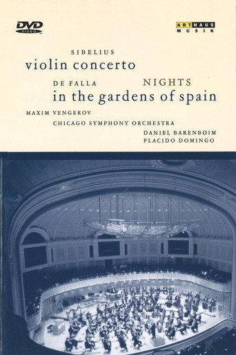 Movie poster for Sibelius - Violin Concerto / De Falla - Nights in the Gardens of Spain (2000)