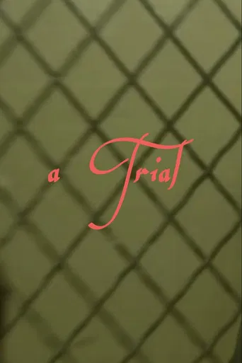 “A Trial” poster