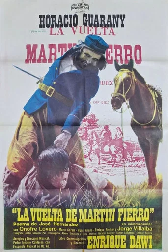 Movie poster for La vuelta de Martín Fierro (1974)