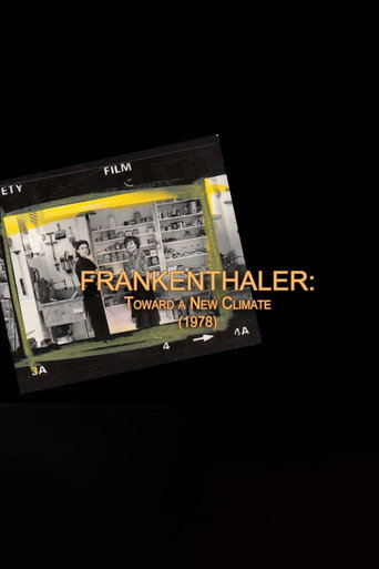 Movie poster for Frankenthaler: Toward a New Climate (1978)