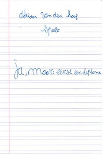 Adriaan Van den Hoof: Ja, Maar eerst een diploma poster