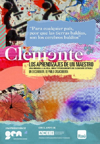 Movie poster for Clemente, los aprendizajes de un maestro (2018)