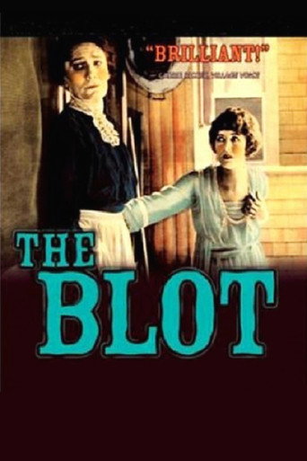 Movie poster for The Blot (1921)