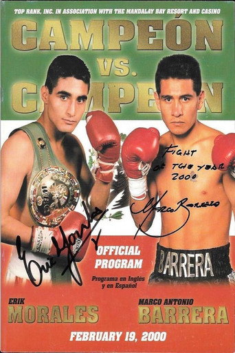 Movie poster for Marco Antonio Barrera vs. Erik Morales I (2000)