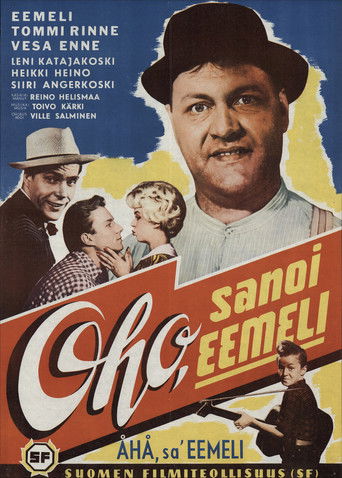 Oho, sanoi Eemeli poster