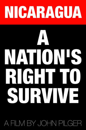 Movie poster for Nicaragua: A Nation's Right to Survive (1983)