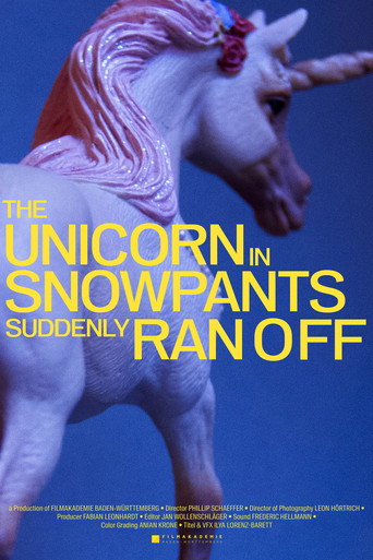 Movie poster for The Unicorn in Snow Pants Suddenly Ran Off (2023)
