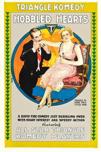 Movie poster for Hobbled Hearts (1917)