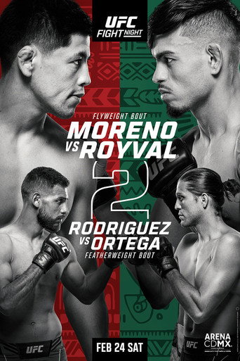 Movie poster for UFC Fight Night 237: Moreno vs. Royval 2 (2024)