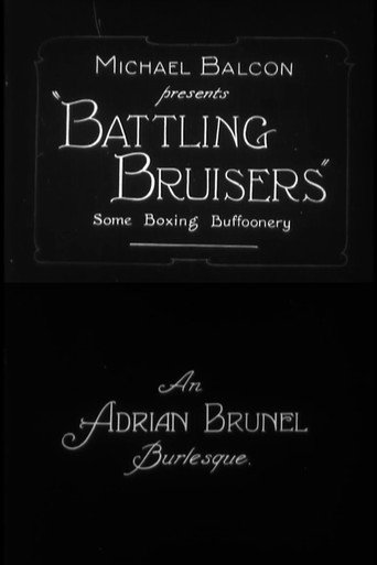 Movie poster for Battling Bruisers: Some Boxing Buffoonery (1925)