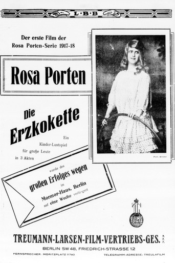Movie poster for Die Erzkokette (1917)