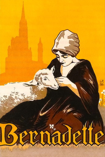 Movie poster for La vie merveilleuse de Bernadette (1929)