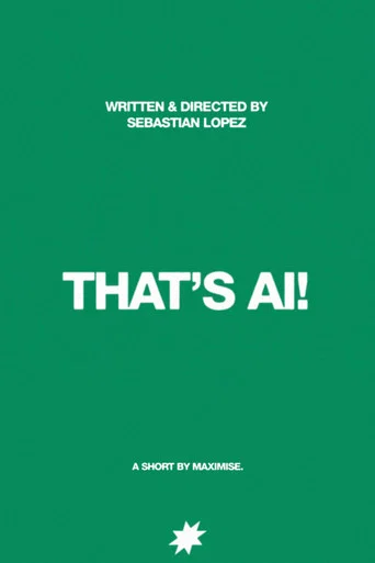 Movie poster for That's AI (2026)