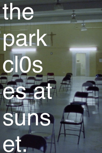 Movie poster for The Park Closes at Sunset. (2022)