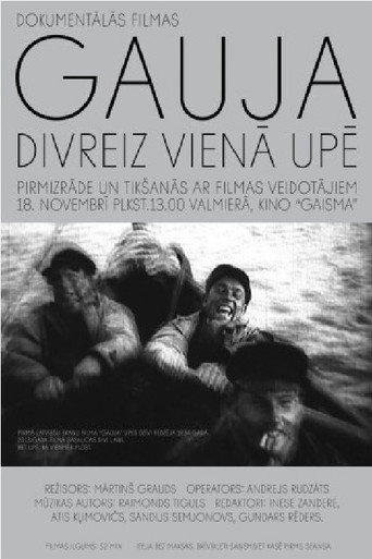 Movie poster for Gauja. Twice in the River (2013)