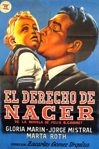 El derecho de nacer poster