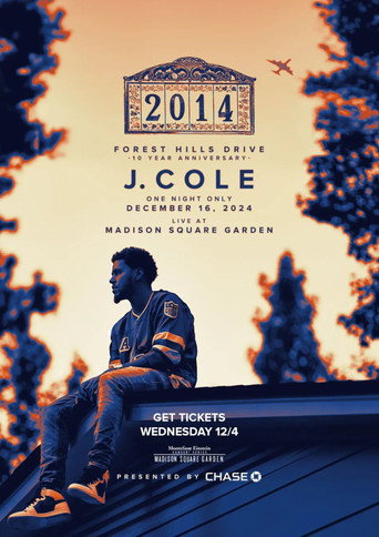 Movie poster for 2014 Forest Hills Drive 10th Anniversary Show Live at Madison Square Garden (2024)