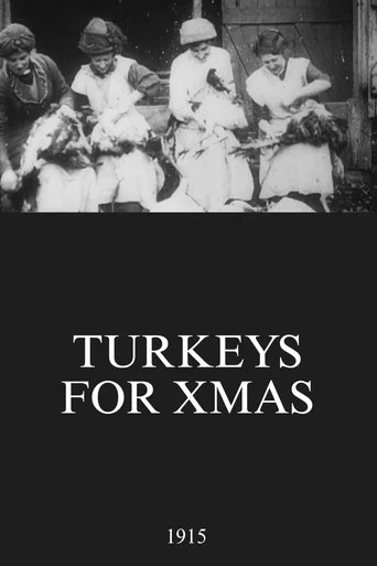 Movie poster for Turkeys for Xmas (1915)