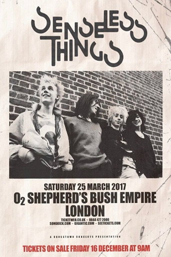 Movie poster for Senseless Things: Live at Shepherd's Bush Empire! (2025)