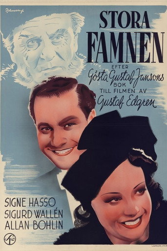 Movie poster for Stora famnen (1940)