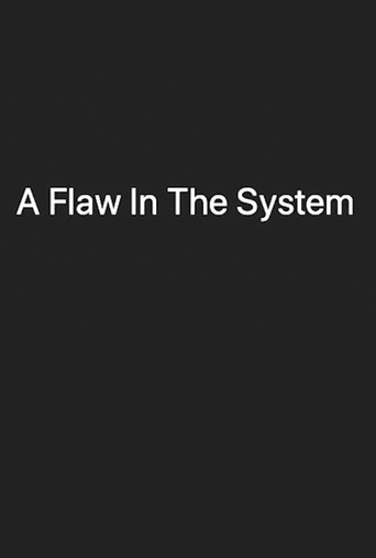 Movie poster for A Flaw In The System (2020)