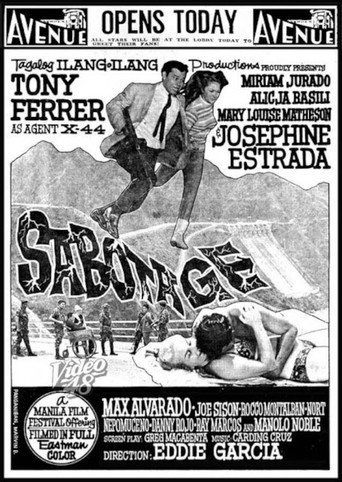 Movie poster for Sabotage (1966)