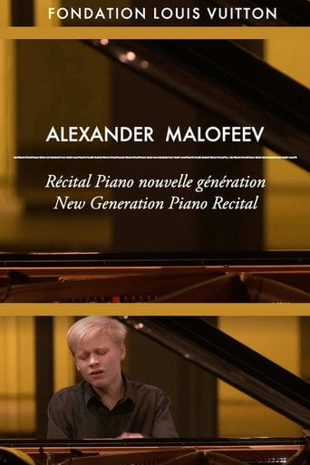 Movie poster for Alexander Malofeev: Fondation Louis Vuitton Recital (2019)