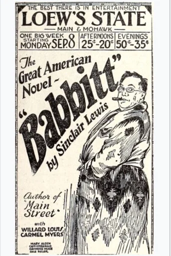 Movie poster for Babbitt (1924)