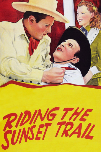 Movie poster for Riding the Sunset Trail (1941)