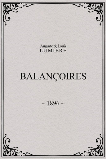 Movie poster for Balançoires (1896)