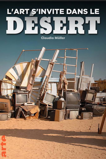 Kunst in der Wüste poster