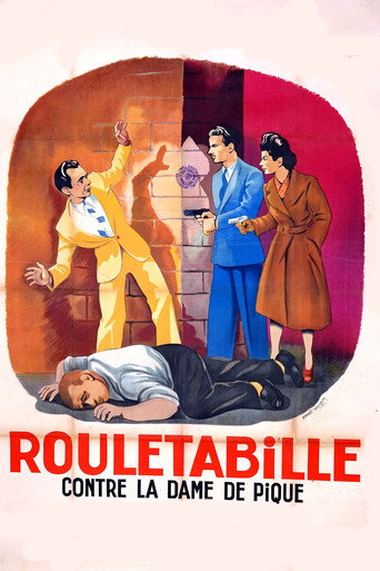 Movie poster for Rouletabille Against the Queen of Spades (1948)