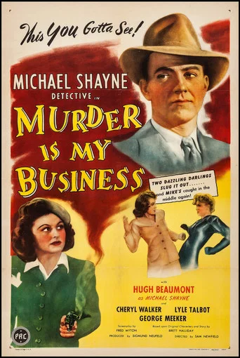 Movie poster for Murder Is My Business (1946)