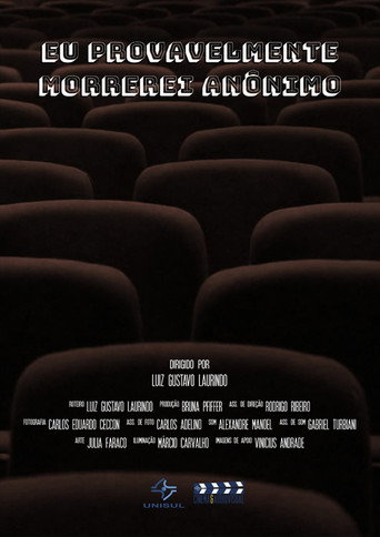 Movie poster for I will probably die anonymous (2019)