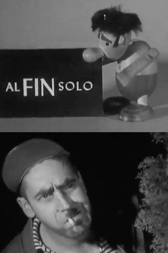 Movie poster for Al fin solo (1960)