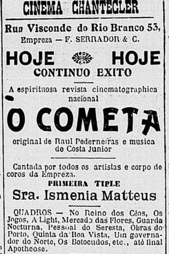 Movie poster for O Cometa (1910)