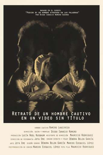 Movie poster for Portrait of a captive man in an untitled video (2019)