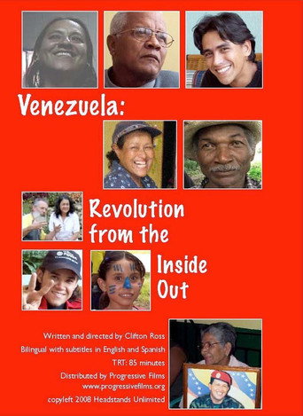 Movie poster for Venezuela: Revolution from the Inside Out (2008)