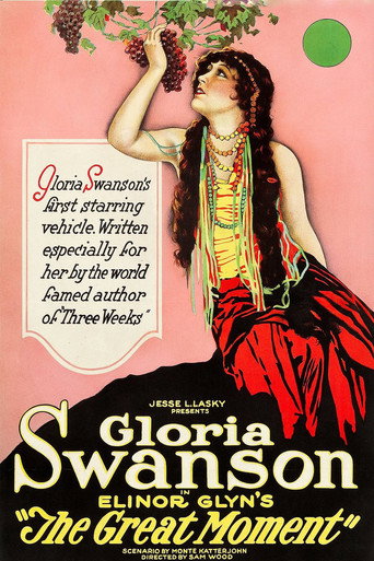 Movie poster for The Great Moment (1921)