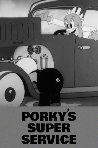 Movie poster for Porky's Super Service (1937)