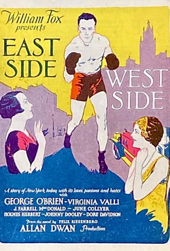 Movie poster for East Side, West Side (1927)