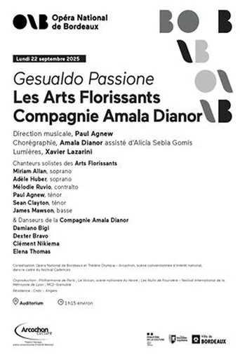 Movie poster for Amala Dianor and Les Arts Florissants: Gesualdo Passione @ Nuits de Fourvière 2026 (2026)