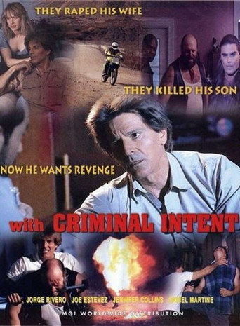 Movie poster for With Criminal Intent (1995)
