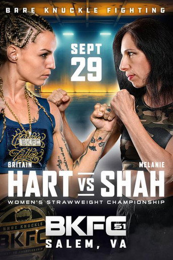 Movie poster for BKFC 51: Hart vs. Shah (2023)