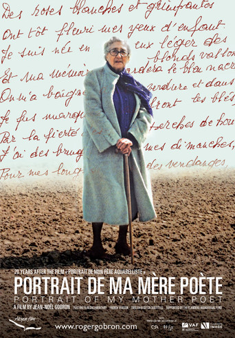 Movie poster for Portrait de ma mère poète