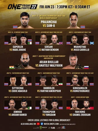 Movie poster for ONE Friday Fights 23: Paedsanlek vs. Kongklai (2023)
