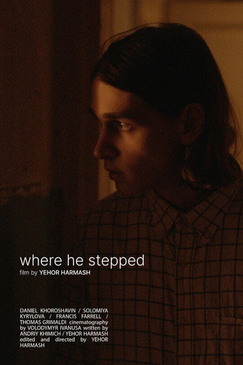 Movie poster for where he stepped (2023)